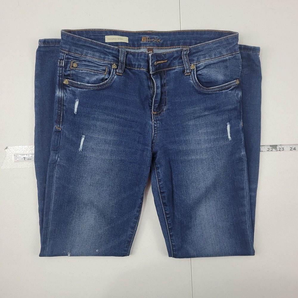 Kut From The Kloth toothpick skinny jeansโ blue 4s denim womens 3657